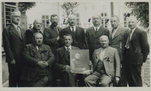 Skupinski portret članov Narodnega sveta za Mežiško dolino, 1928